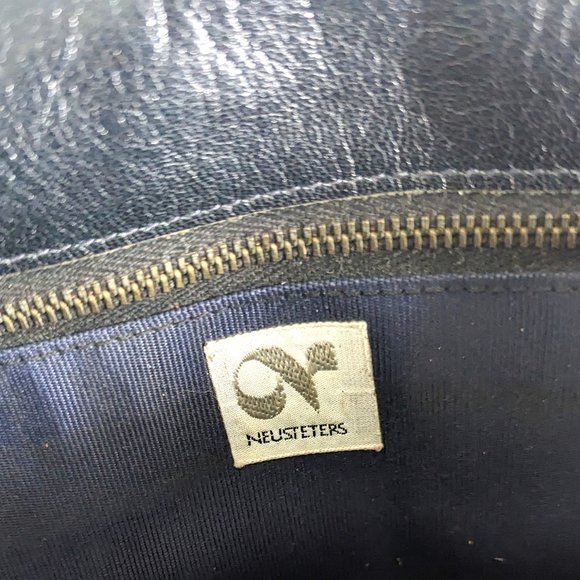 Vintage Neusteters Black Leather Purse - Picture 9 of 10